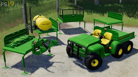 John Deere Gator Pack V 10 Fs19 Mods Farming Simulator 19 Mods