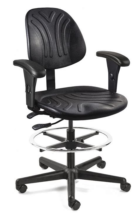 Bevco Black Polyurethane Drafting Chair 415y397301d Aa 3750s5