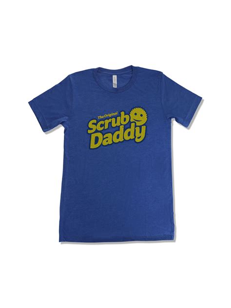 Adult Tee In Blue Scrub Daddy Smile Shop