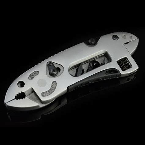 Outdoor Edc Tool Survival Kit Adjustable Wrench With Jaw Screwdriver P