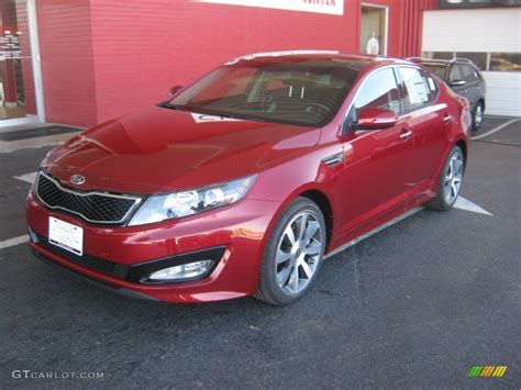 2012 Spicy Red Kia Optima Sx 56013884 Photo 4 Car