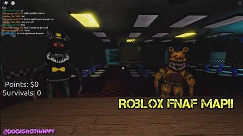 Lets Play Roblox Fnaf Five Nights Can You Survive The Night Youtube