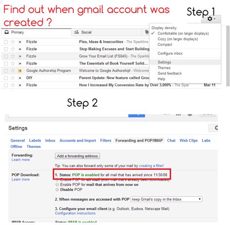 How To Find Out When My Gmail Account Was Created ~ Tahir