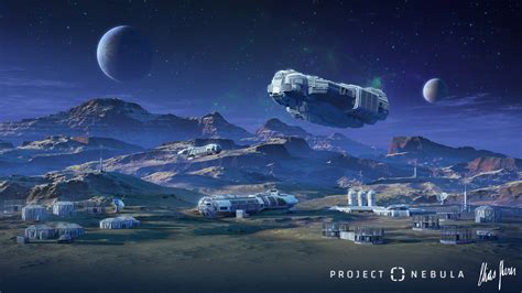 Artstation Project Nebula Colonization