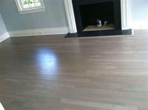 Staining Hardwood Floors Gray Refinish Wood With Gray