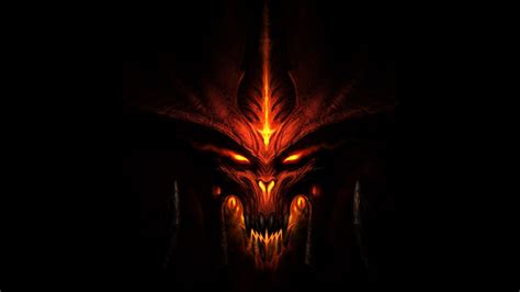 Diablo Iii Black Background Video Games Diablo Demon Wallpapers Hd
