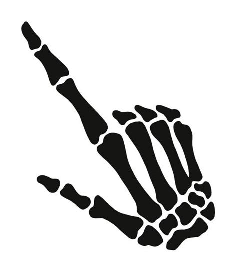 Skeleton Hand Pointing Illustrations Royalty Free Vector Graphics
