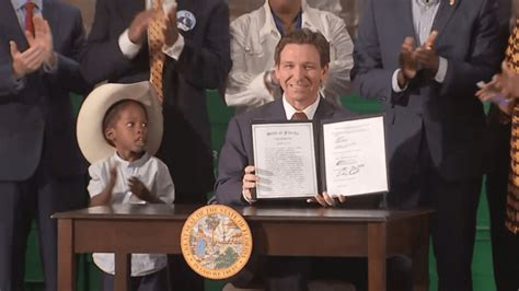 Governor Desantis Signs New Immigration Bill Into Law