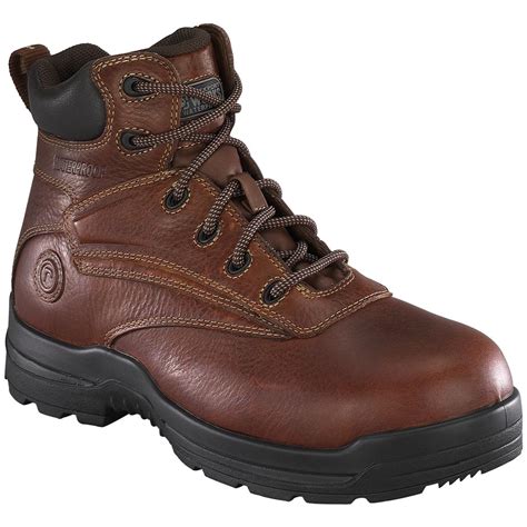 Men's Rockport Works RK6628 Work Boots, Deer Tan - 216009, Work Boots