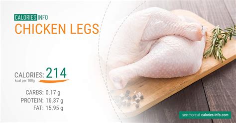 Chicken Legs Calories And Nutrition 100g