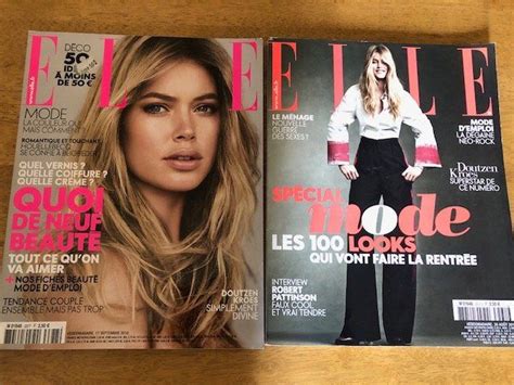 Deux Magazines Elle France Doutzen Kroes Clippings Kaufen Auf Ricardo