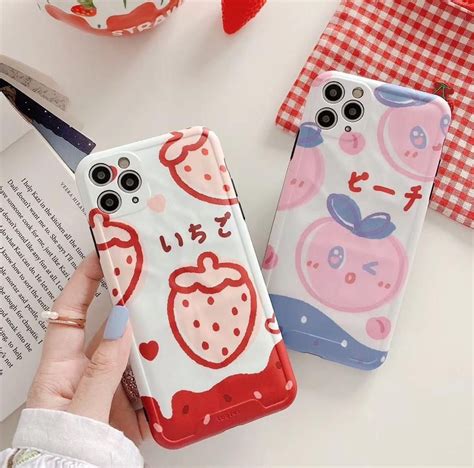 Lovely Strawberry Phone Case For Iphone 77plus88pxxsxrxs Max11