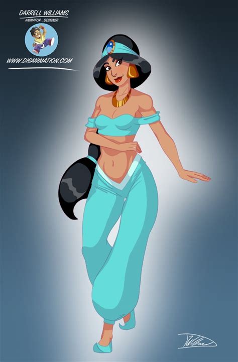 animation character designs — jasmine my favorite disney princess