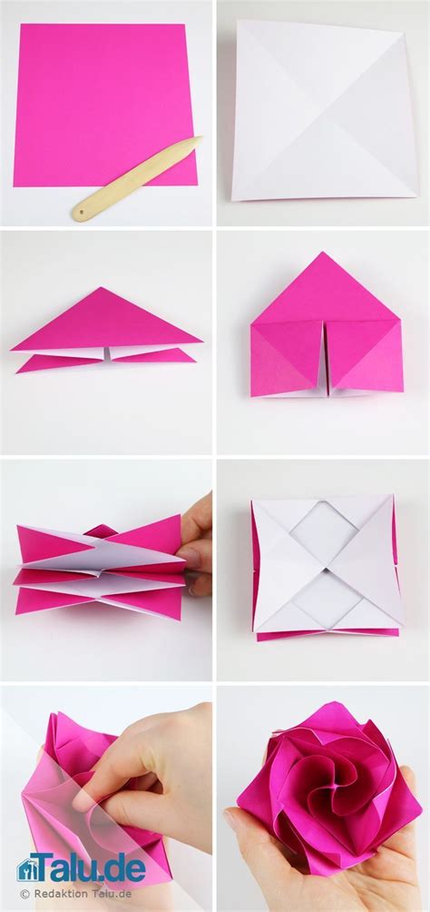 Heyy thanks for checking out my playlist. Fold Origami Rose out of Paper - DIY Guide - Origamieasy ...
