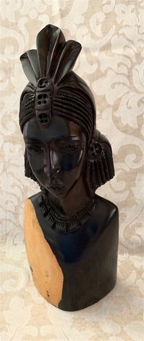 Carved African Woman Hand Carved Ironwood Statue African Woman Statue African Figurine Etsy