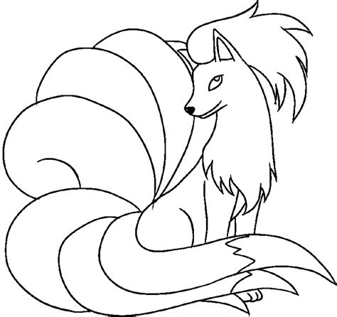 ️nine Tails Coloring Pages Free Download