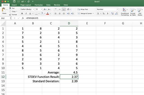 While the mean and median require some calculations, a mode value can be found simply by counting the. How to Use the STDEV Function in Excel