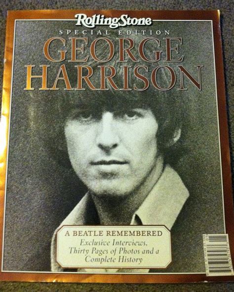 Rolling Stone George Harrison Special Edition Etsy George Harrison