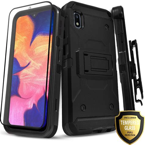 Samsung Galaxy A10e Phone Case Dual Layers Combo Holster And Built