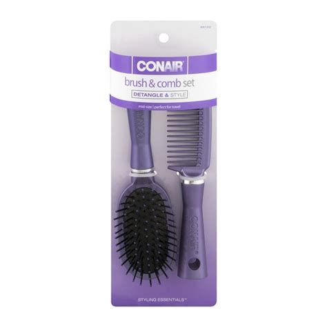 Conair Brush Comb Set Detangle Style 1 Ct Instacart