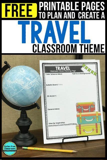 Travel Classroom Theme Ideas Clutter Free Classroom By Jodi Durgin