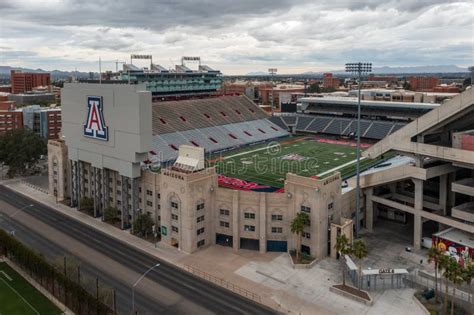 The University Of Arizona Stadium In Tucson Arizona Editorial Stock