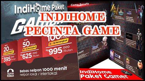 Indihome memiliki beberapa paket normal non promo seperti : INDIHOME PAKET GAMER - YouTube
