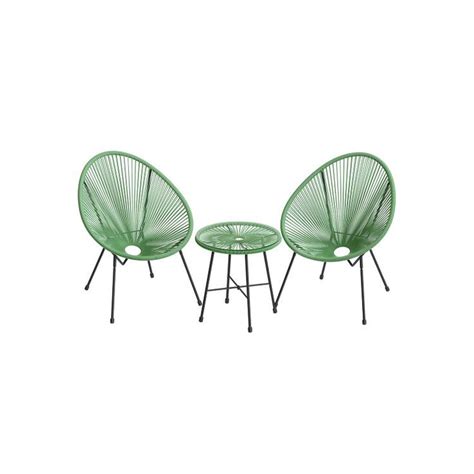 Songmics 3 Piece Outdoor Seating Acapulco Chair Acapulco Chair