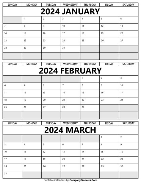 February March April 2024 Calendar Bamby Carline