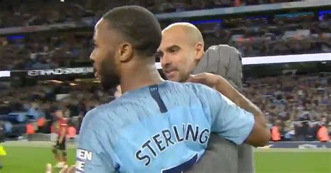pep guardiola reveals why he argued with raheem sterling after manchester derby mirror online