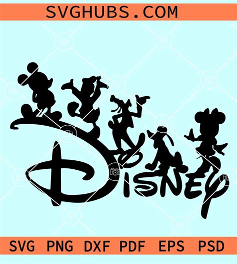 All Mouse Disney Svg Disney Svg File For Cricut Disney World Svg