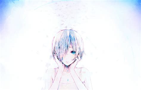 Pretty Art Girl Dress Edit Blue Tears Anime Girl Anime