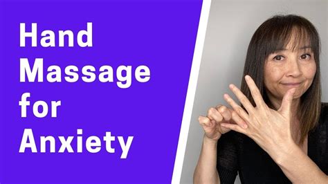 Hand Massage For Stress And Anxiety Massage Monday Youtube