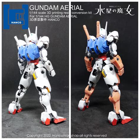 Gundam Aerial D Printing Conversion Kit For Hg Gundam Etsy