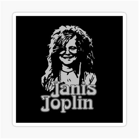Janis Joplin Sticker For Sale By Indeepshirt Redbubble