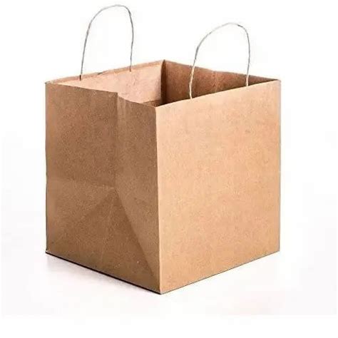 Handled Brown Paper Cake Bag Capacity 1kg At Rs 75 In Dewas Id