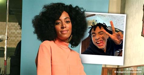 Solanges Son Julez J Smith Looks All Grown Up And Handsome In A Recent Selfie