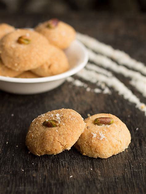 How To Make Eggless Coconut Cookies Eggless Easy Flavors Of Mumbai