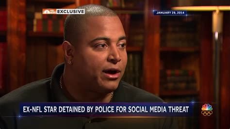 Former Nfl Player Questioned By Police After Threatening Social Media