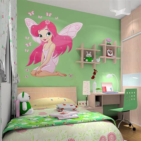 The selection contains everything you need to decorate the room in a style your child will love. Fairy Princess Butterly Decals Vinyl Art Mural Wall ...