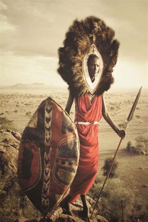 Masai Warrior Kenya Masai Tribe Maasai Tribal Men Tribal People