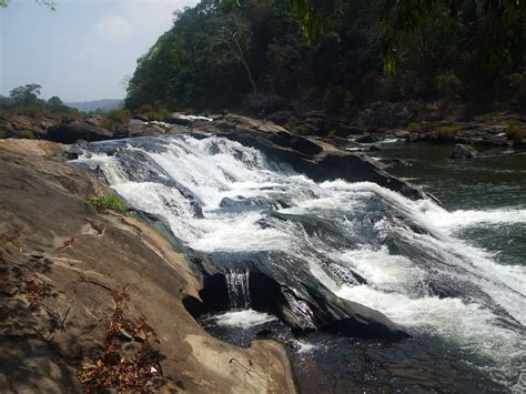 The Vazhachal Waterfall Part Of The Chalakudy Riverlocated Very Close
