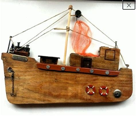 Wood Fishing Boat Fishing Boat Wall Decor Rustic Wood Etsy In 2021