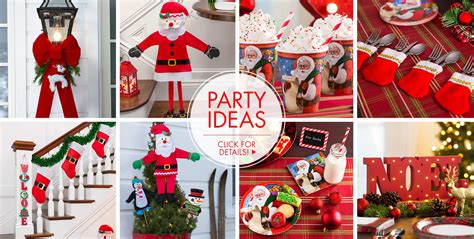 Santa Theme Party Santa Claus Party Supplies Party City