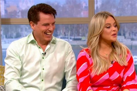 this morning viewers catch emily atack and john barrowman ogling naked guests bits irish