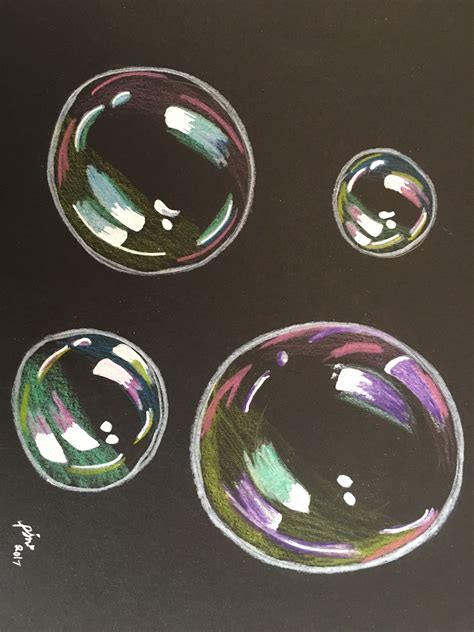 Realistic Bubble Drawing Bubble Drawing Bubble Art Bubbles