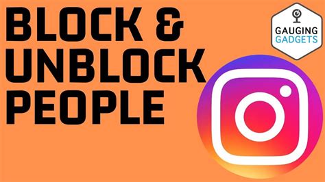 How To Block And Unblock People On Instagram Youtube