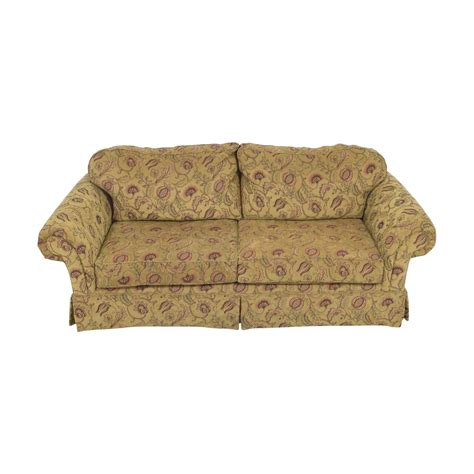 Broyhill Furniture Two Cushion Skirted Sofa 87 Off Kaiyo