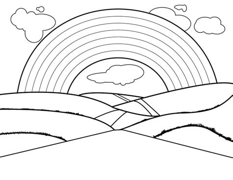 Rainbow Coloring In Page And Coloring Book 6000 Coloring Pages
