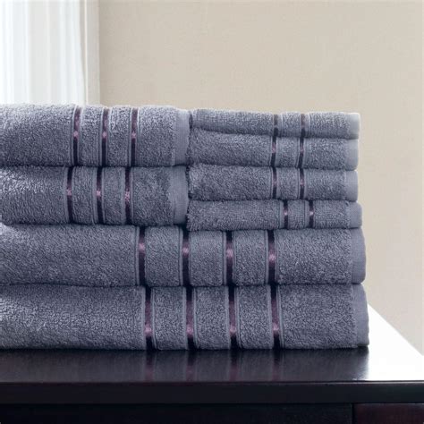 Check out our butterfly bath towel selection for the very best in unique or custom, handmade pieces from our bath towels shops. Lavish Home 100% Cotton Bath Towel Set in Silver (8-Piece ...